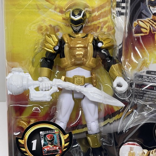 Mighty Morphin Power Rangers Megaforce ULTRA BLACK RANGER Bandai 2013 TOTALMENTE NUEVO - Imagen 6 de 12