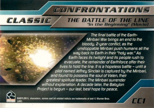 The Complete Babylon 5 Classic Confrontations Chase Card set - Picture 2 of 10