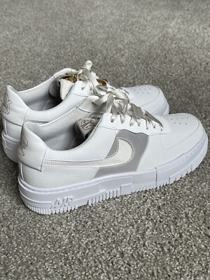 air force 1 pixel chain white