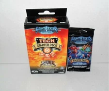 TOMY LIGHTSEEKERS AWAKENING STARTER DECK SINGLE TECH & 1 BOOSTER PACK
