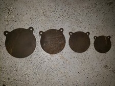 AR500 3/8" Steel Shooting Targets 4" 5" 6" 8" Gong Set