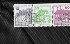 Berlin Condruck W75 Zamki i zamki Mi nr 532C/615C/611C - stemplowane