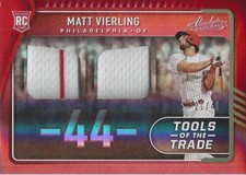 2022 Absolute Tools of the Trade 2 Swatch Spectrum Red Matt Vierling Jersey /49