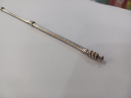 PANDORA Barrel Clasp Silver Bracelet 19.5cm Genuine ALE 925 - Foto 7 di 9