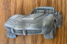 Vintage 1979 Limited Edition Corvette Belt Buckle Great American Buckle Co 266