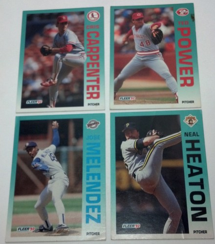 1992 Fleer baseball cards. Total of 16 Cards in package - Foto 2 di 4