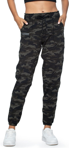 Women’S Elastic Waist Joggers with Pockets - Sport Gym Lounge Yoga Pants - Picture 8 of 12