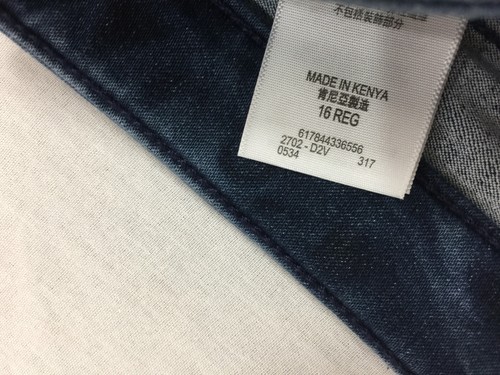 LEVIS 710 SUPER SKINNY GIRLS JEANS PANTS SIZE 16 - Picture 3 of 4