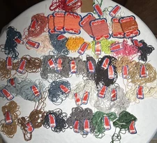 Bunka Embroidery Thread Lot Of 40+  Numbered Embroidery Floss Read