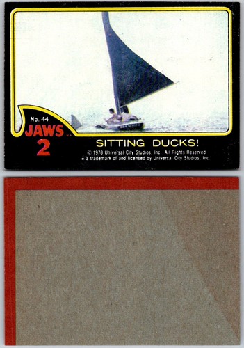 1978 Topps JAWS 2 Movie Trading Cards - Set Break - Pick Your Cards NM/MT - 第 45/71 張圖片
