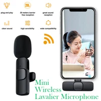 Wireless Lavalier Microphone Mic For Android Phone iPhone ipad Vlog