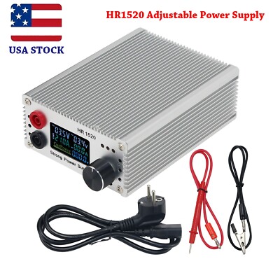 HR1520 Adjustable Power Supply DC Regulated for Short Circuit Detection US STOCK