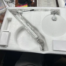 Lavish Home Led Clamp Desk Lamp Silver Adjustable Energy Efficient Flexible