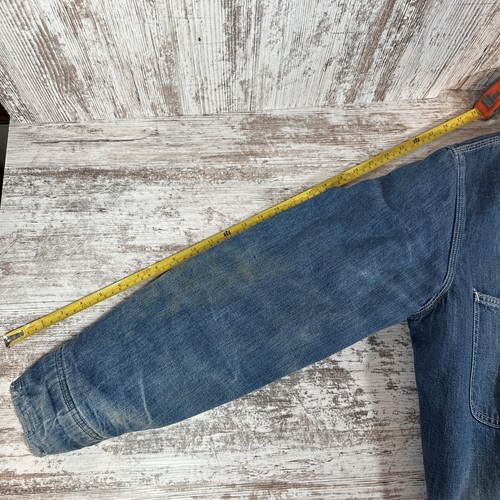 Giacca Lee anni 60 Union Made coperta foderata denim jeans sanforizzata Chore taglia 44 reg. - Foto 17 di 18