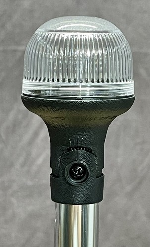 Marine Boat Light White 20" Tall Articulating With Folding Base Attwood - Bild 2 von 9