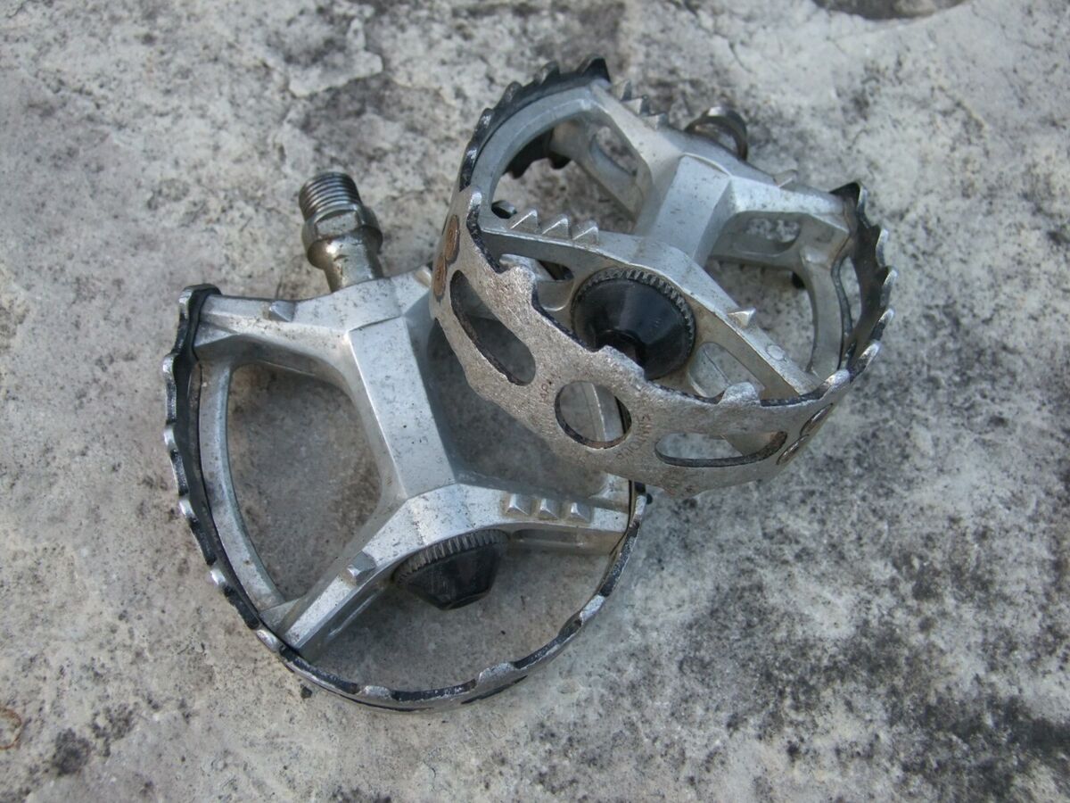 Old School Suntour XCii Bear Trap Pedals for BMX, 9/16 Old School Suntour XCii Bear Trap Pedals for BMX, 9/16
