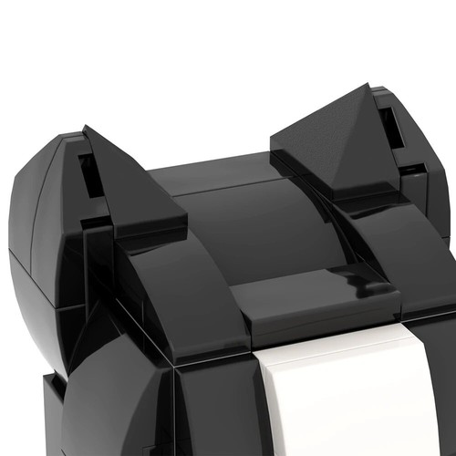 MOC Lego: Black And White Cat Brickheadz Style Perfect Gift Fast Shipping - Picture 5 of 6