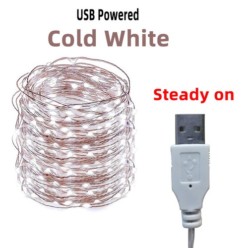 5M 10M 20M USB+Remote LED Copper Wire String Fairy Light Eid Mubarak Party Decor - Picture 11 of 16