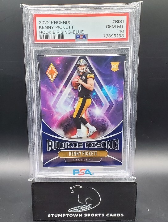 Kenny Pickett Panini Phoenix Rookie Rising #RIS1 Blue