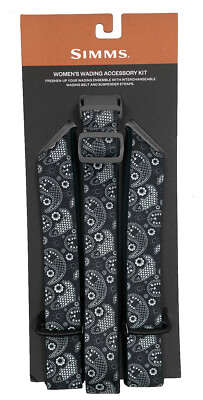 NEW! Simms Wading Accessory Kit For Women!  Includes Wading Belt and Suspenders