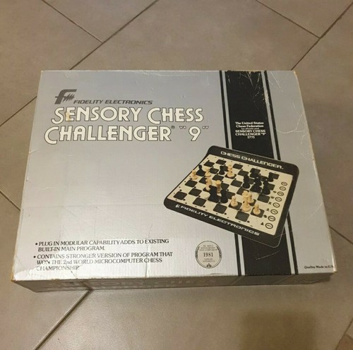 Elektronisches Schachbrett Fidelity Sensory Chess Challenger 9 BITTE BESCHREIBUNG LESEN - Bild 1 von 7