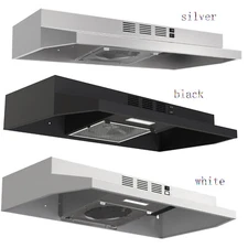 24/30/36in Under Cabinet Range Hood 230-280CFM Ducted/Ductless Kitchen Cook Fan