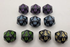 Mtg MKM Spindown Die - Magic the Gathering Murders Karlov d20 - Various colors