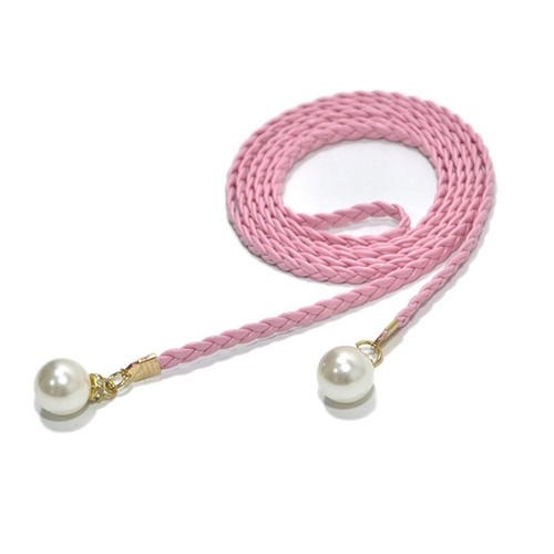 Stretch Waist Belts for Women Seaside Ladies Braided Skinny Dress Belt - Zdjęcie 7 z 30