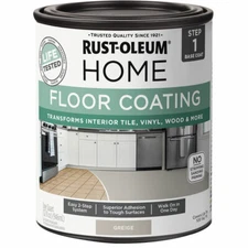 Rust-Oleum 365932 Floor Coating Base Coat GREIGE GRAY Qt