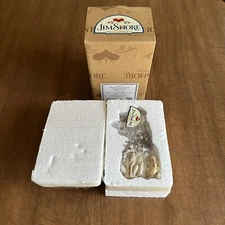 Jim Shore White Woodland Snowman 4051541 Christmas Hanging Tree Ornament, New