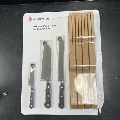 Wusthof Classic Prep Knife In Drawer Set 4 Piece New-OpenBox (1758065)