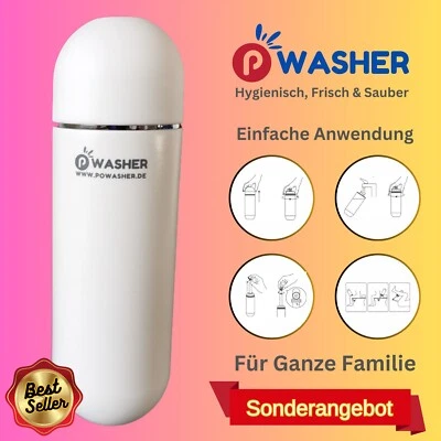 PoWasher | Po Dusche | Reise Bidet | Intimdusche | Muslim Lota für Happypo