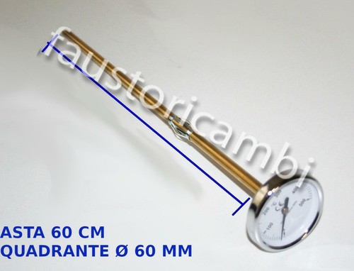 TERMÓMETRO HORNO LEÑA 500 ° C SONDA CM 3 3,5 5 10 15 20 25 30 40 50 60 PIRÓMETRO - Picture 10 of 12