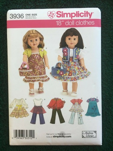 Simplicity Doll Patterns ~ All Patterns are Size 18 * ~ * ~ * ~ * ~ Listing 1478 - Picture 92 of 113