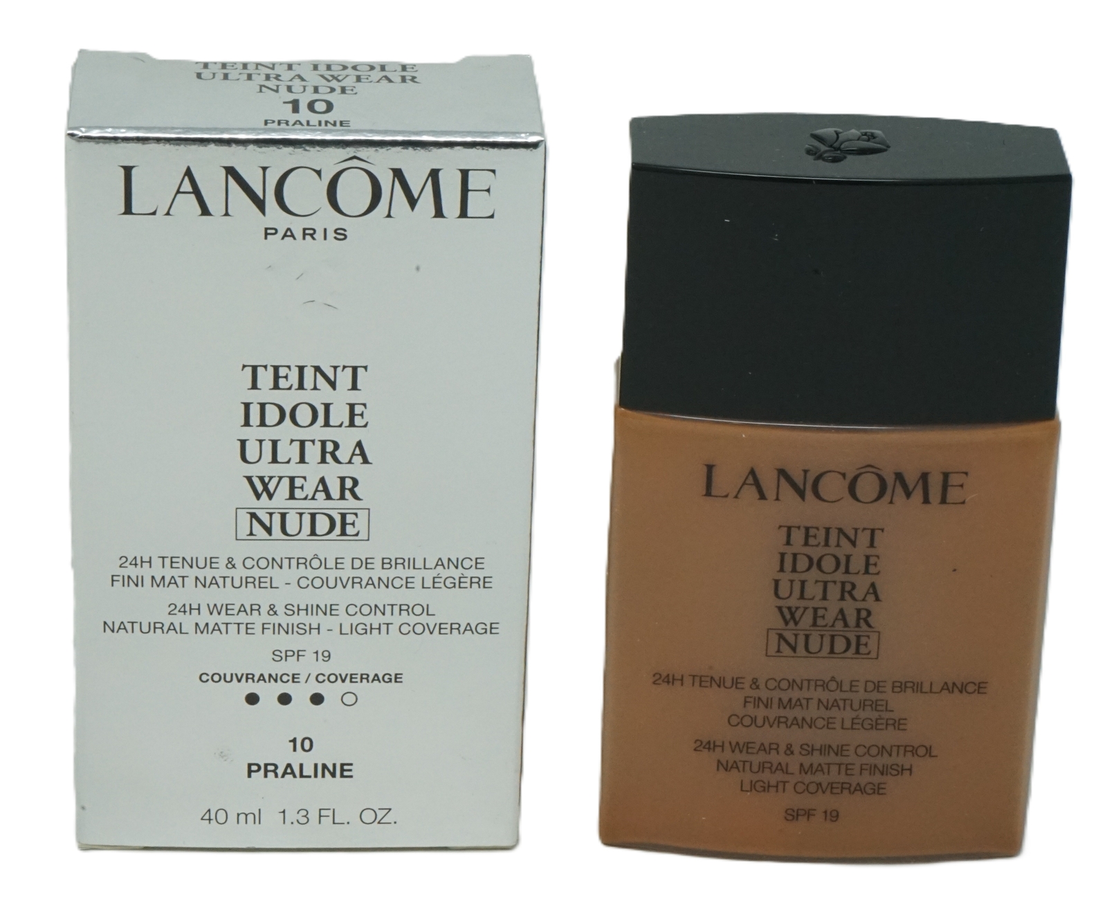 Тональный крем Lancome Teint Idole Ultra Wear Nude Foundation SPF19 40 мл 10 Пралине