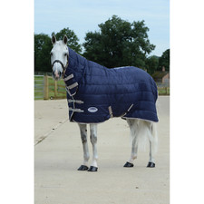 Weatherbeeta Comfitec 210D Channel Quilt Combo Medium Lite Horse Rug - Navy
