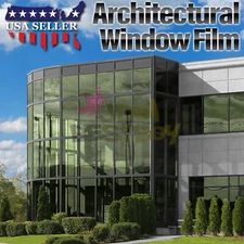 Dark Green Smoke Window Tint Film UV Heat Reflective Home Office #19