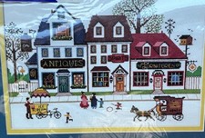 Dimensions Summer Street Scene Counted Cross Stitch Kit 3500-New