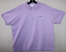 Lacoste Polo Shirt Mens 3XL Purple Classic Fit Short Sleeve Crocodile Logo