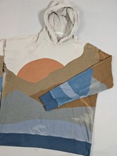 Faherty Seaside Mountain Hoodie Mens L Pullover Outdoors Lightweight Relaxed