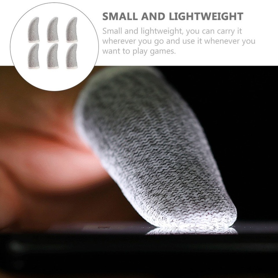 Gaming-Fingerhüllen – Atmungsaktive, Schweißfeste Hüllen Für Mobiles Gaming, Perfekt Für Daumen Und Zeigefinger