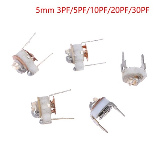 5PCS 5MM Ceramic Trimmer Capacit Trimmer Variable Ceramic Capacitor 3-30PF _cn - Zdjęcie 2 z 17