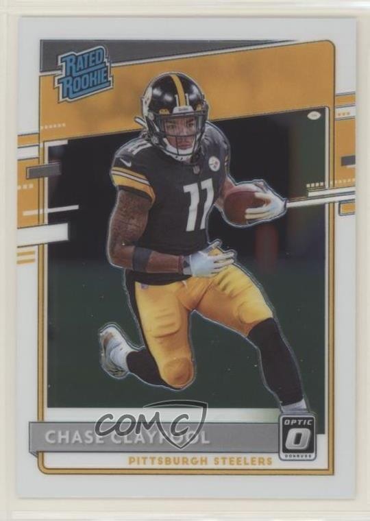 2020 Panini Donruss Optic Rated Rookies Chase Claypool #177 8x7