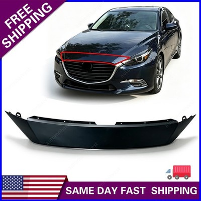 Fit 2017-2018 Mazda 3 Front Upper Grille Assembly Cover Plastic BANE50033A51