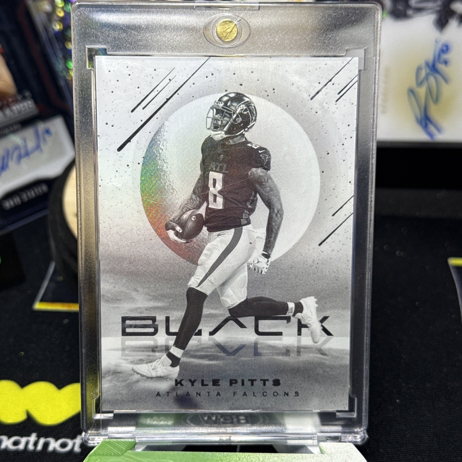 2022 Panini Black Kyle Pitts CASE HIT SSP #WN-16 White Night Atlanta Falcons