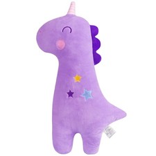 Premium Quality Soft and Fluffy Unicorn Seat Belt Pillow for Kids - purple