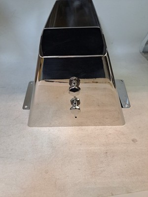 Industrial Stainless Steel Hopper Chute 11x11x10 Tapered Funnel Machinery Guard