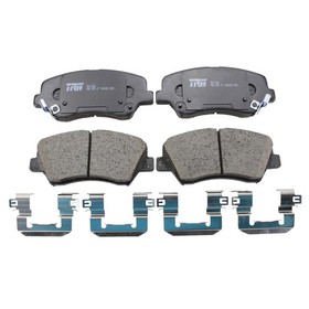 DuraGo Front Rotors TRW Pro Ceramic Disc Brake Pad Kit For Veloster 1.6 Turbo 16