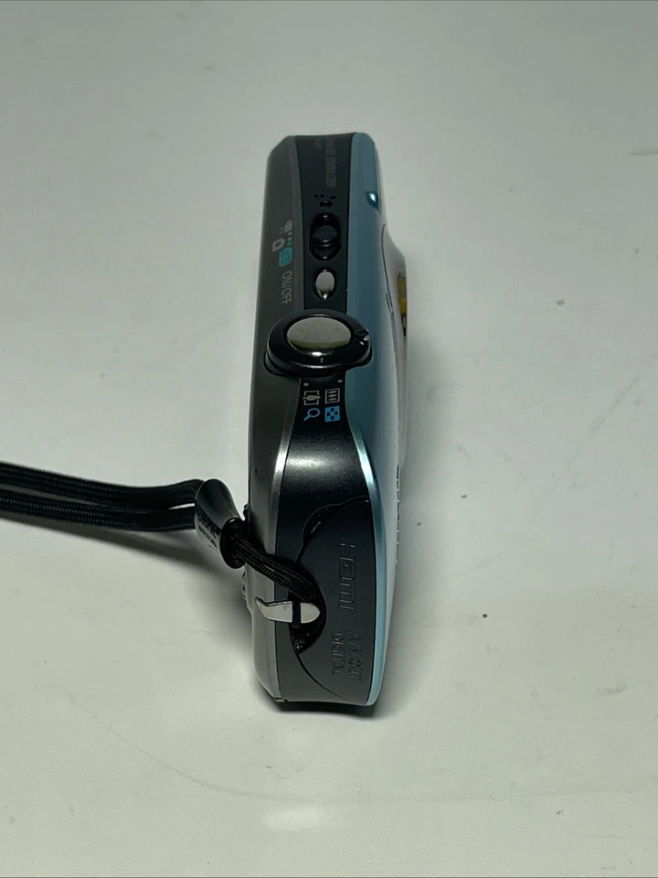 Cámara digital Canon PowerShot SD 960 IS ELPH 12,1 MP 4x azul verde azulado Foto 2 de 4