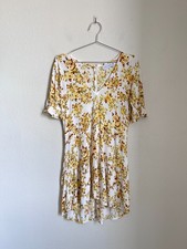 FAITHFULL THE BRAND Anina Mini Dress in Goldie Floral Size SMALL